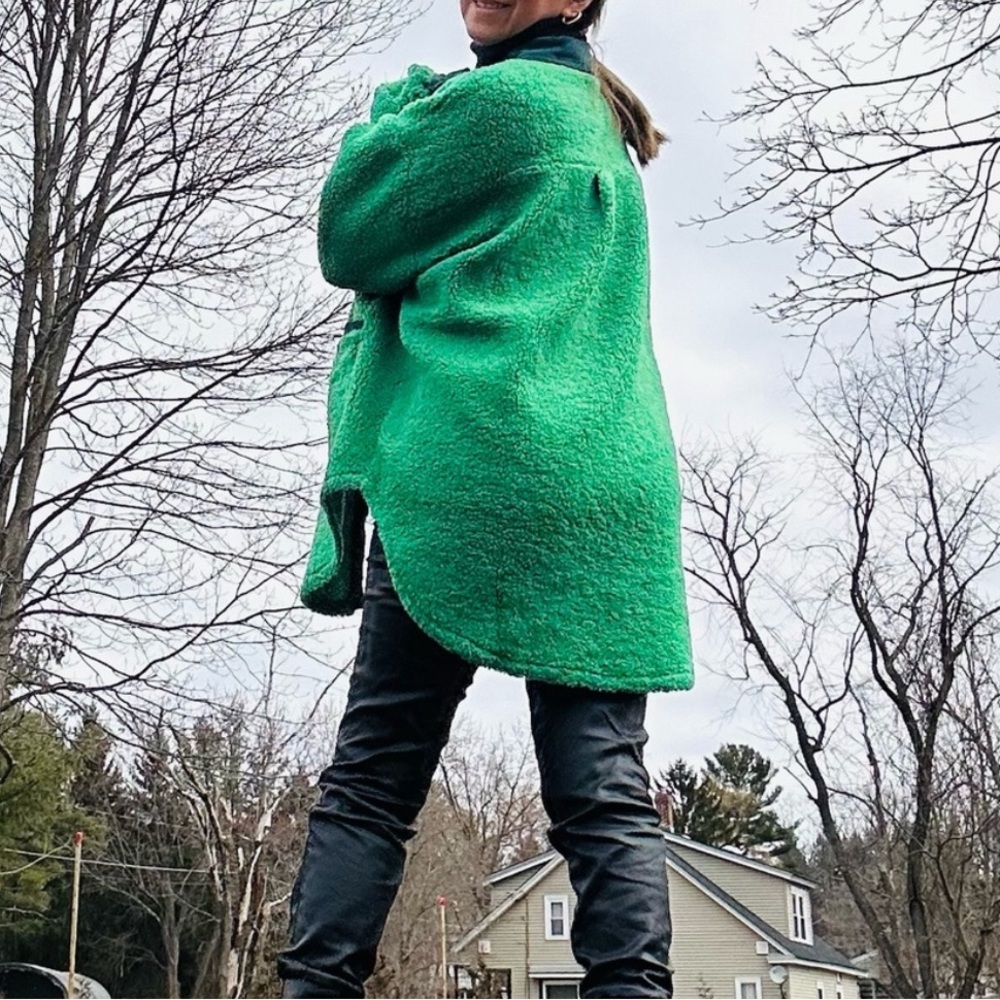 Green Oversized bottom down